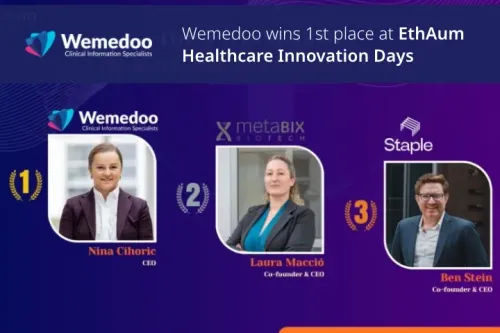Wemedoo wins 1st place at EthAum Healthcare Innovation Days